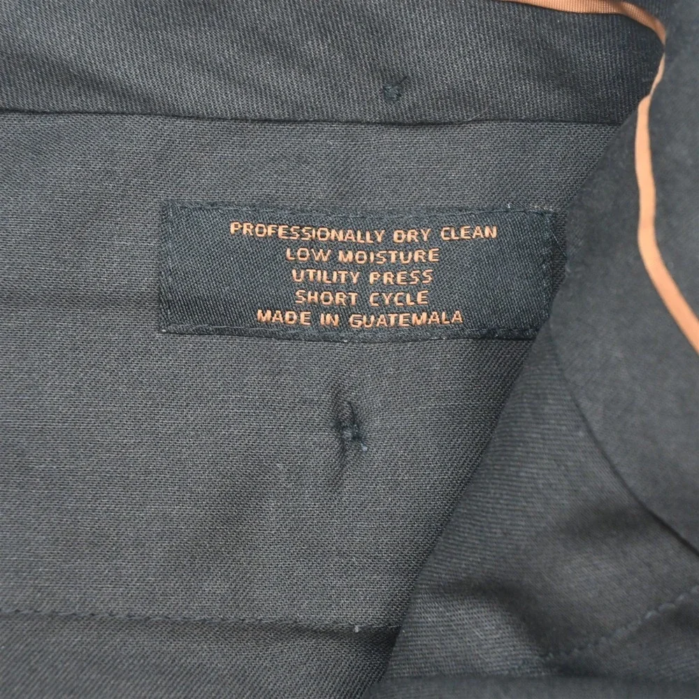 Jos A Bank 46L 38x34 Charcoal Gray 100% Wool Mens Jacket Pants Suit